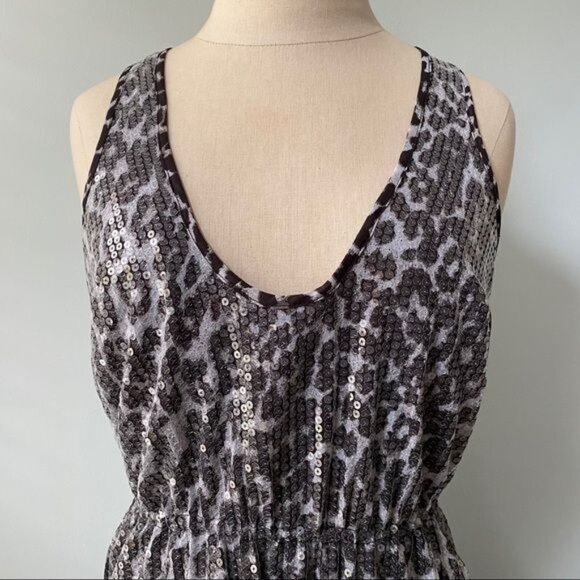 Rodarte Snow Leopard Sequin Dress - Picture 2 of 13